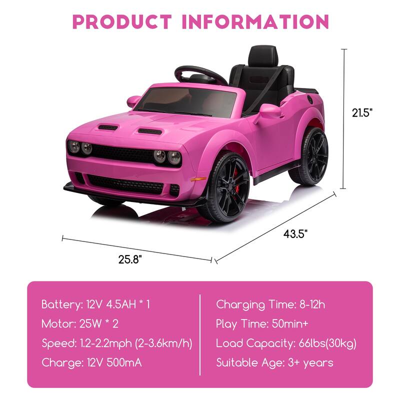 Kids Electric Vehicles Toy Car 12V Ride On Car