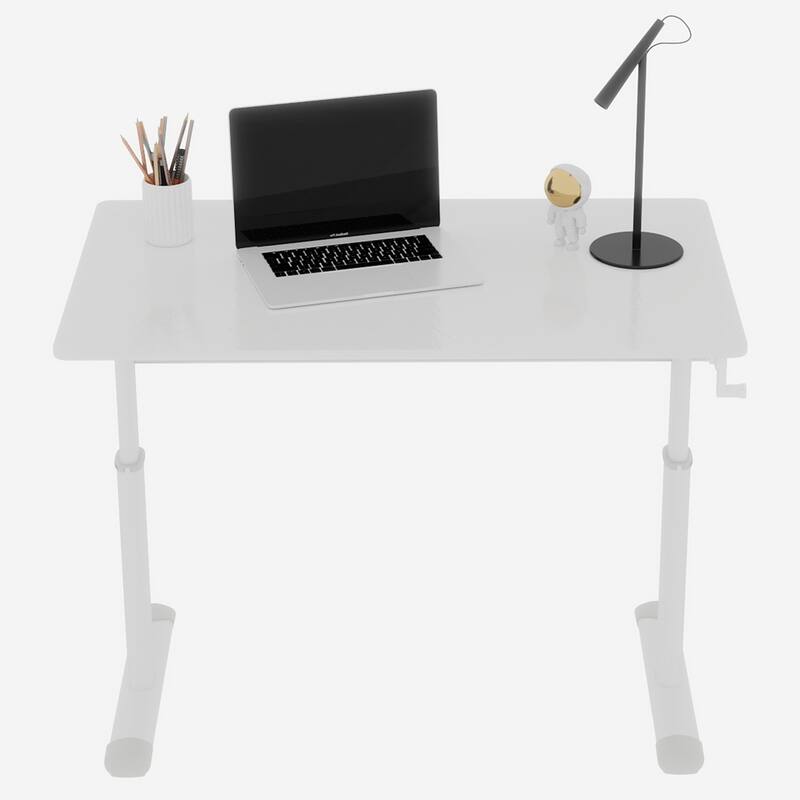 GDFStudio - 39.37"W Ergonomic Adjustable Computer Desk