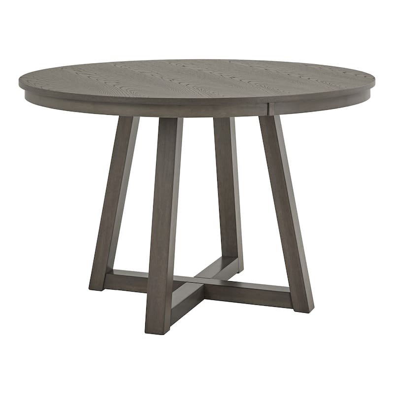 Harstad 47" Wood Finish Fixed Top Round Dining Set by iNSPIRE Q Modern
