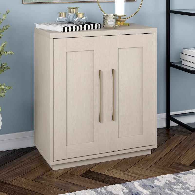 Tillman 28" Wide Rectangular Accent Cabinet - 28" Wide - Alder White