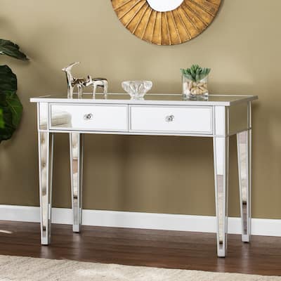 Silver Orchid Olivia Mirrored Accent Table