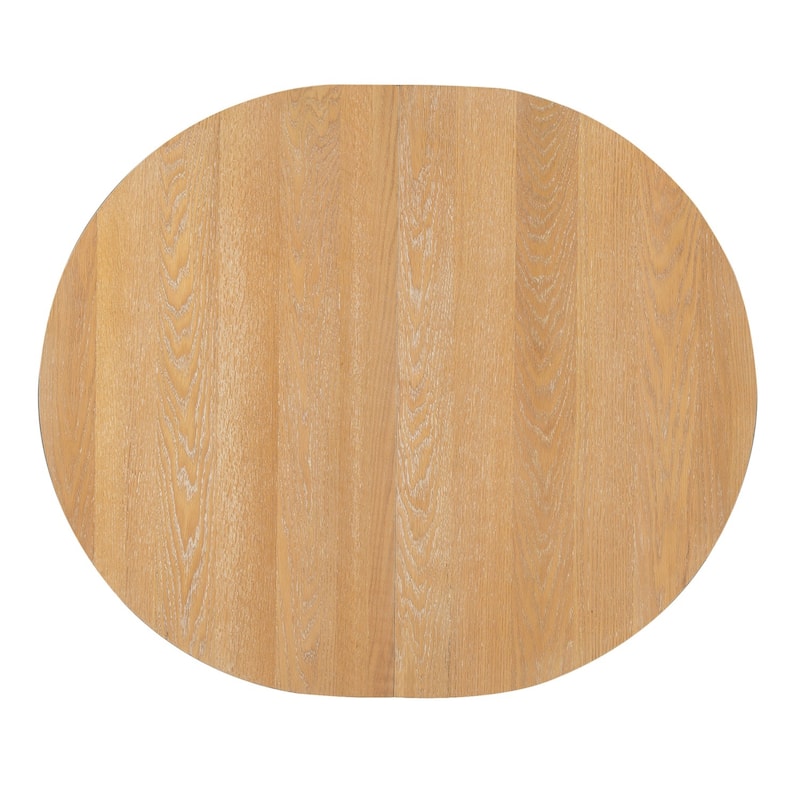 5-Piece Extendable Dining Table Set with 15.7" Leaf and 4 Upholstered Chairs