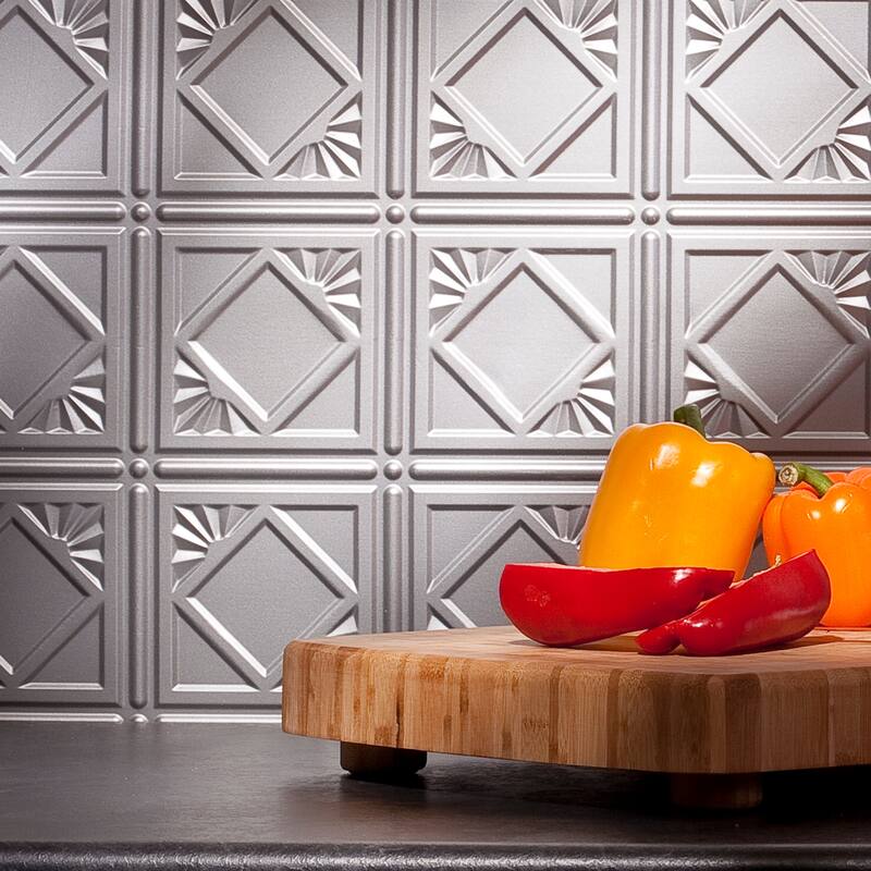 FASÄDE Traditional Style 4 Decorative Vinyl Backsplash Panel