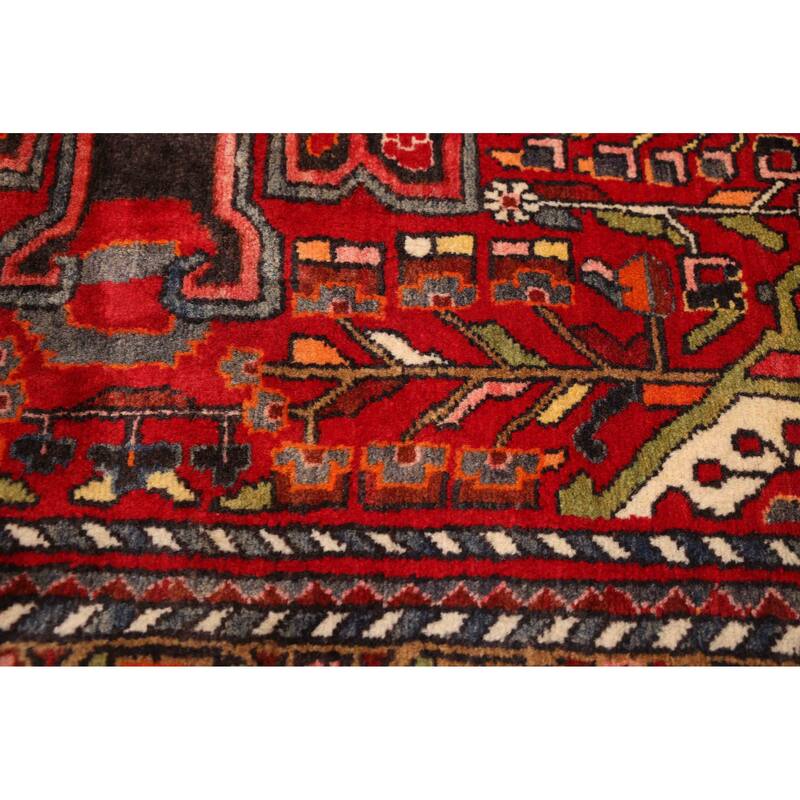 ECARPETGALLERY Hand-knotted Anatolian Vintage Red Wool Rug - 3'11 x 5'9