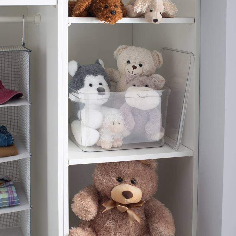 Simplify 4 Pack Lidded Storage Bin