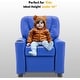 preview thumbnail 17 of 43, Mcombo Kids Recliner Chair Armrest Sofa for Toddlers Faux Leather