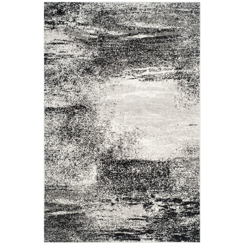 SAFAVIEH Adirondack Brynn Modern Abstract Rug - 5'1" x 7'6" - Silver/Multi - Rectangle