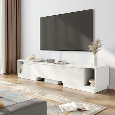 65.3''W Extendable Media Console TV Stand