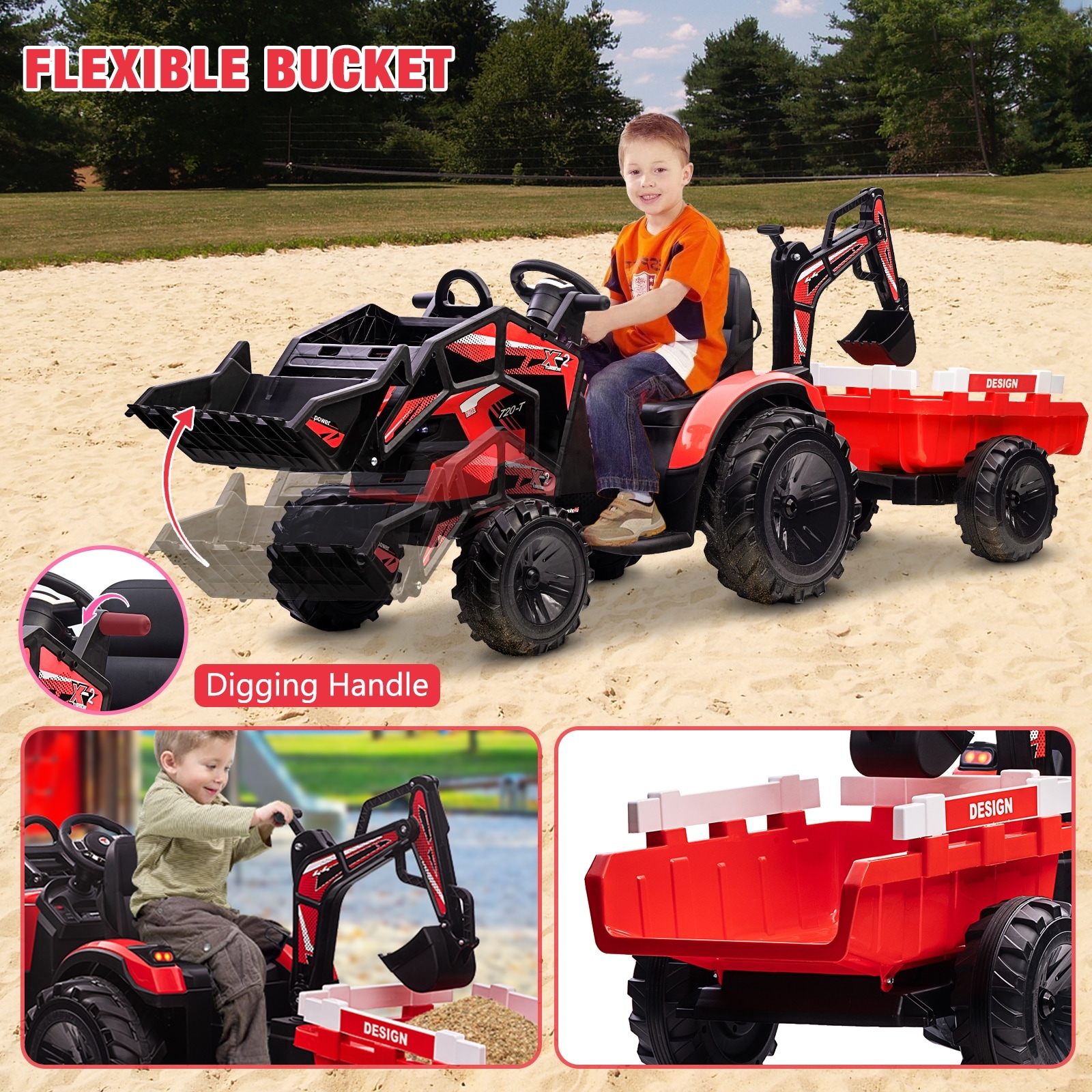 Kubota ride on tractor toy 2025