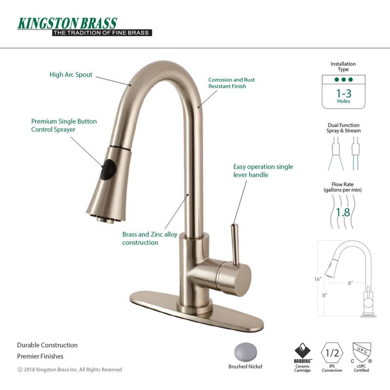 Concord 1-Handle Pull-Down Kitchen Faucet