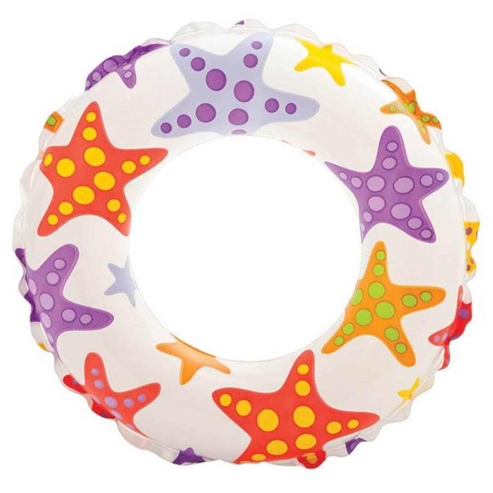 Intex Inflatable 20 Inch Lively Ocean Friends Print Kids Tube Swim