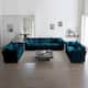 Option Blue 3-Seater Sofa+2-Seater Sofa*2