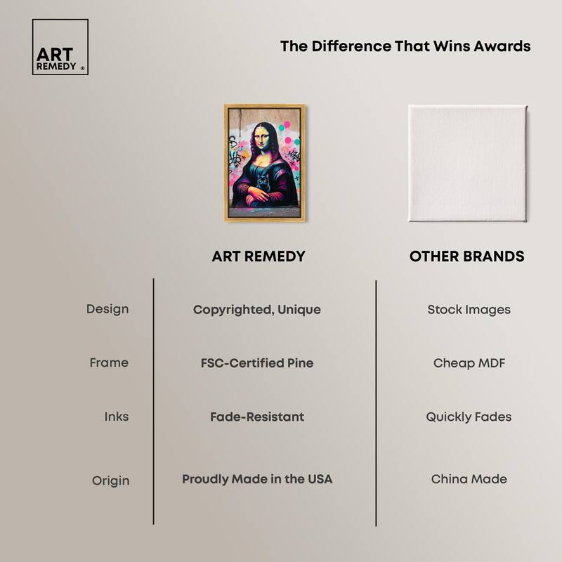 Lisa's Little Secret Canvas by Art Remedy