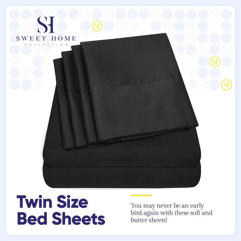 Soft Brushed Microfiber 7-piece Split King Sheet Set - 4 Pillowcases