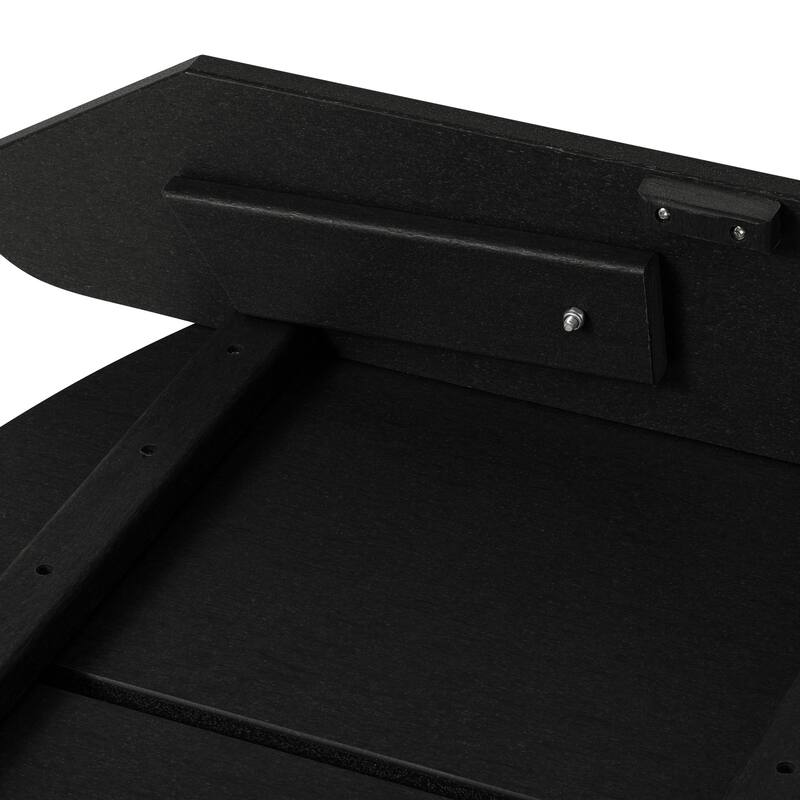 Coastin Modern Poly Adirondack Chair With Ottoman