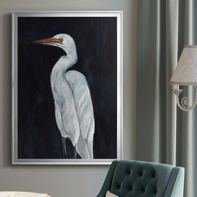 Calm Great Egret I Premium Framed Print - Ready to Hang