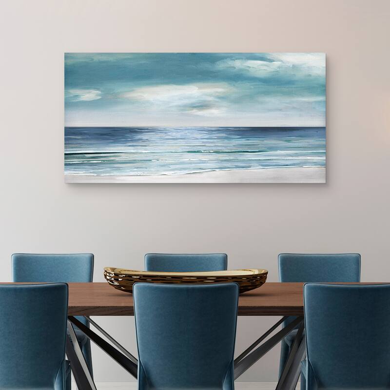 Silver Shore by Sally Swatland Canvas Art Print