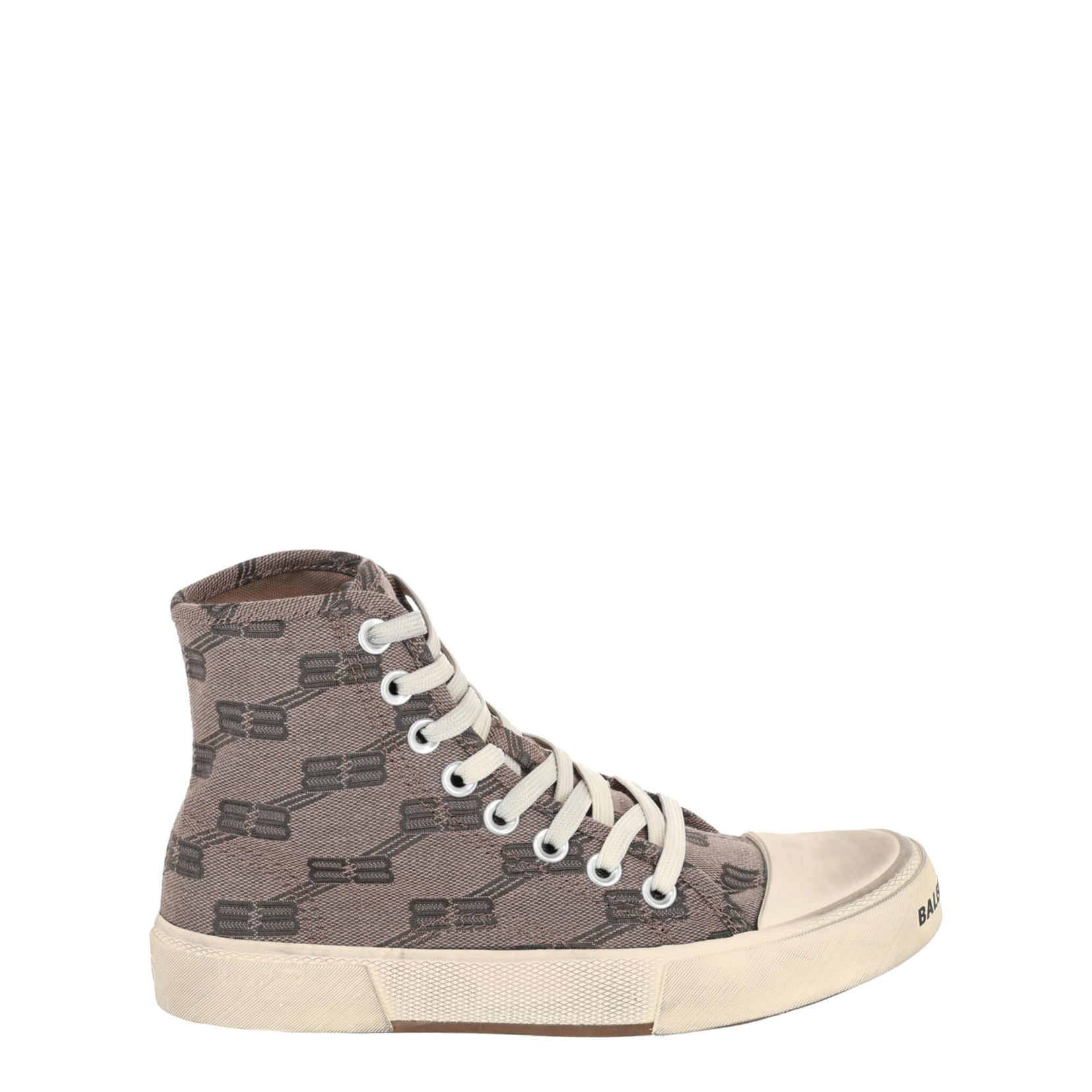Balenciaga Paris BB Monogram High-Top Sneakers