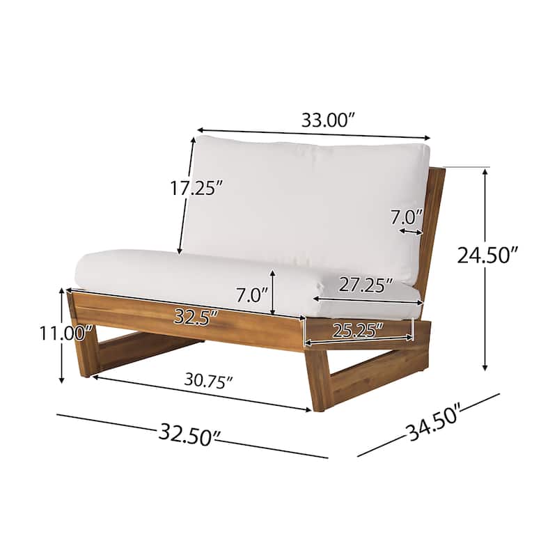 Sherwood Outdoor Club Chairs (Set of 2) by Christopher Knight Home