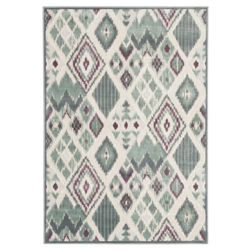SAFAVIEH Paradise Marianna Modern Viscose Rug - 4' x 5'7" - Grey/Multi