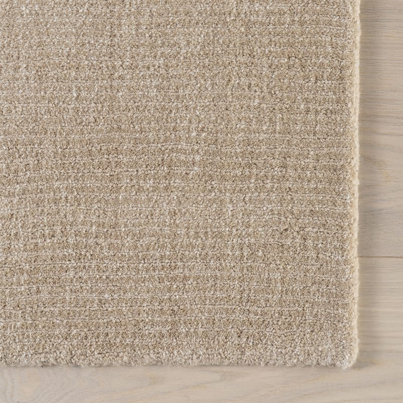 Nate Berkus Crosby Solid Wool Cozy Area Rug