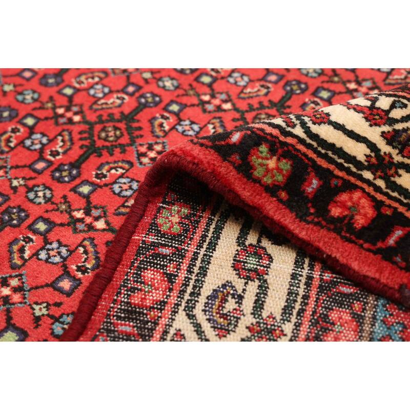 ECARPETGALLERY Hand-knotted Andelz Red Wool Rug - 3'5 x 5'0