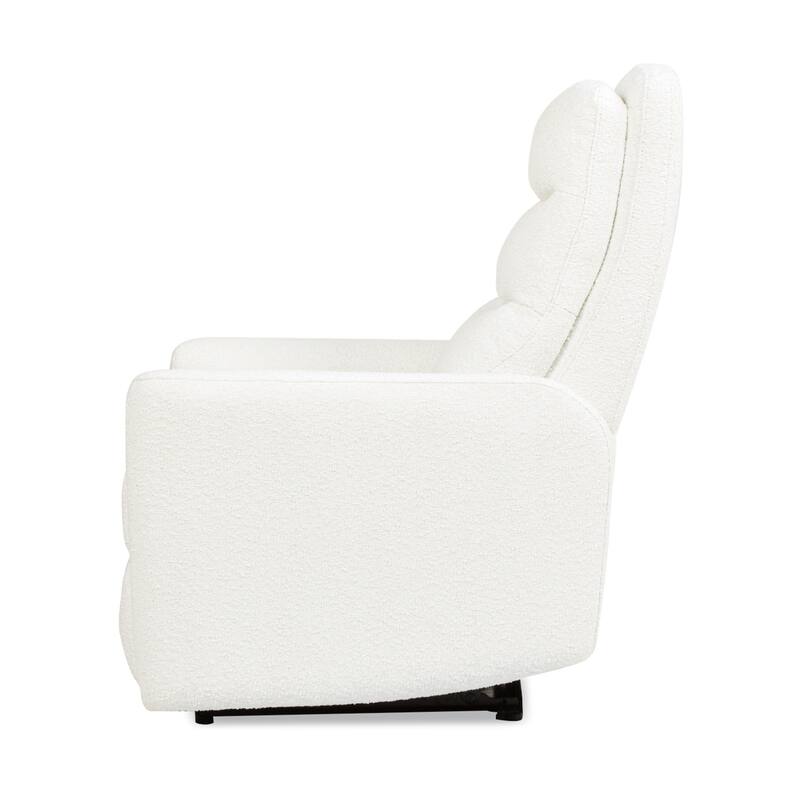 Bloomy 35.5" Boucle Upholstered High-Back Power Recliner Motion Chair