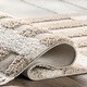 preview thumbnail 9 of 7, Nuloom Cordelia Fragmented Stripes Tasseled Area Rug
