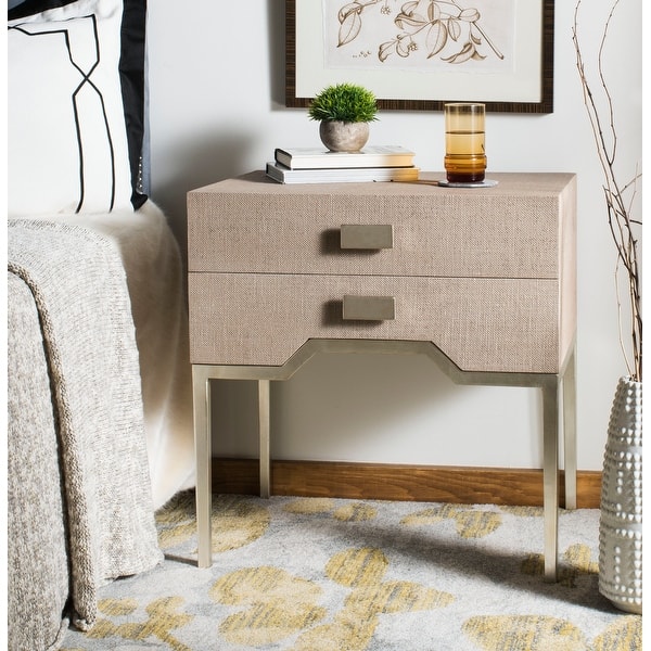 Aspen Bedside Table - Pink, Bedroom Furniture