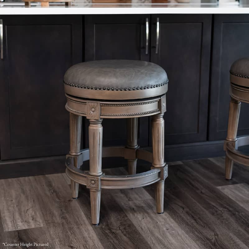 Maven Lane Pullman Backless Swivel Kitchen Stool