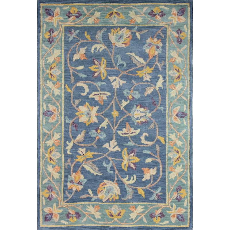 Bashian Priory Azure Transitional Area Rug