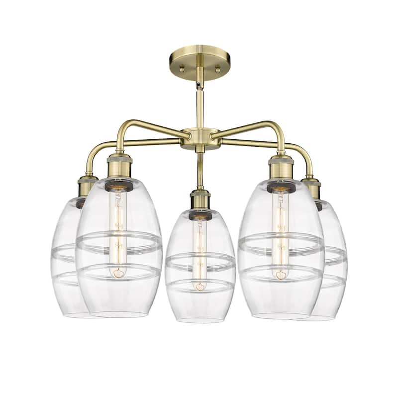 Innovations Lighting 516-5CR-14-24 Vaz Chandelier Vaz 5 Light 24" Wide