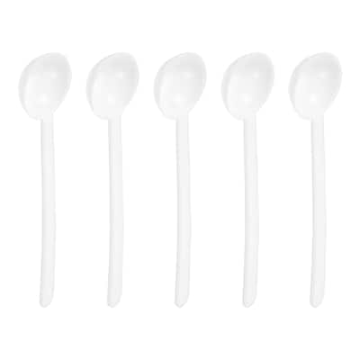 10Pcs Plastic Measuring Spoons Powder Scoops Spoon Kitchen Spoons,1.5g White