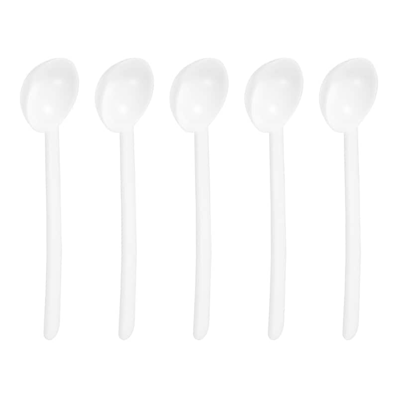 Plastic Measuring Spoons Powder Scoops Spoon Kitchen Spoons,1.5g White