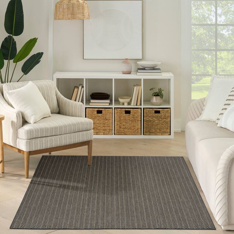 Nourison Horizon Indoor/Outdoor Chevron Area Rug
