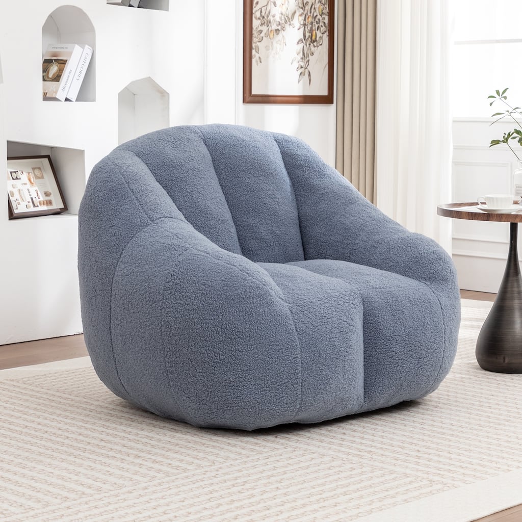 Bean Bag Chair with Filler, Bean Bag Sofa with Tufted Soft Stuffed Filling, Fluffy and Lazy Sofa, Comfy Cozy Bean Bag Chairs