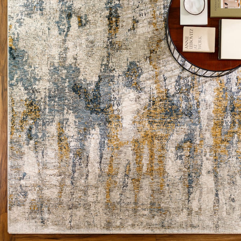 Livabliss Modern & Contemporary Cardiff Abstract Area Rug