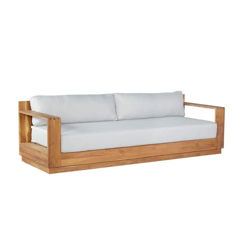 Imperial Grove Outdoor Solid Teak Wood Sofa 84"