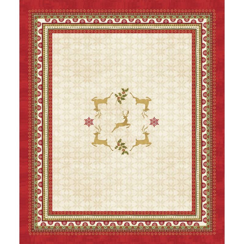 Laural Home Simply Christmas Tablecloth