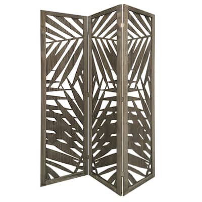 Screen Gems 3 Panel Papete Screen SG-363 GREY