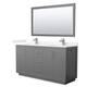 Option Dark Gray / Carrara Cultured Marble Top / Brushed