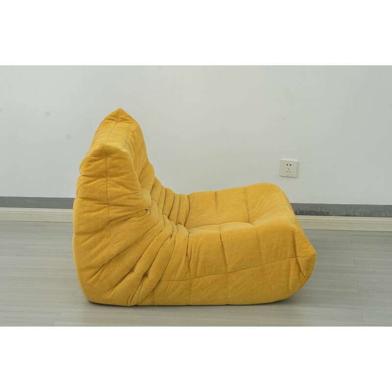 Ergonomic Design Stable Bean Bag Sofa,Armless Floor sofa Bean Bag Chair for Adults Fireside Bean Bag Lounger Memory Foam Chair