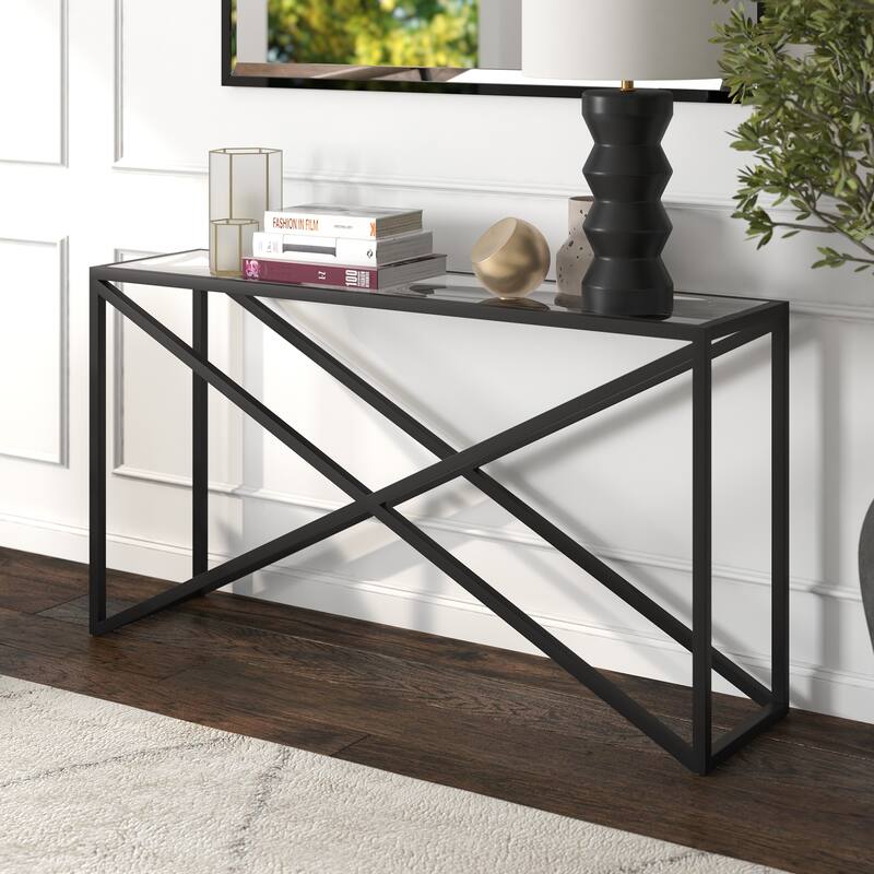 Calix Console Table - Blackened Bronze - 55"