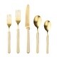preview thumbnail 10 of 33, Mepra Fantasia Ice Gold Flatware Set
