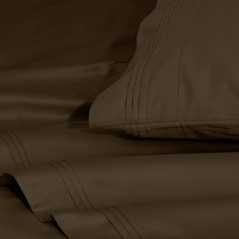 Blue Nile Mills 1500 Thread Count Egyptian Cotton Deep Pocket Solid Sheet Set