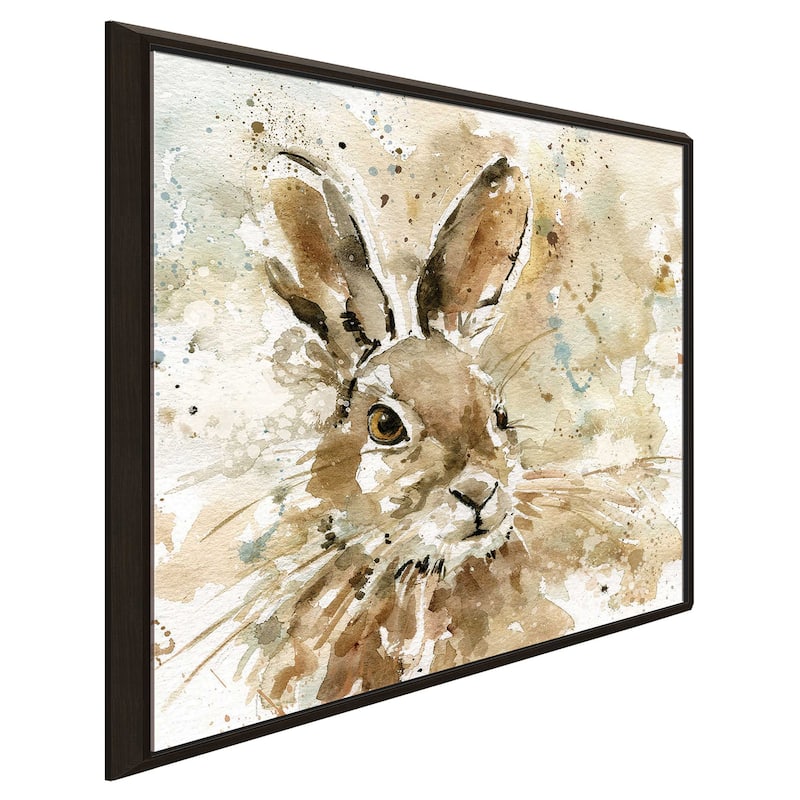 "Hare In Spring" by Carol Robinson Print on Floating Canvas
