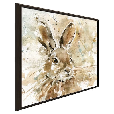 "Hare In Spring" by Carol Robinson Print on Floating Canvas