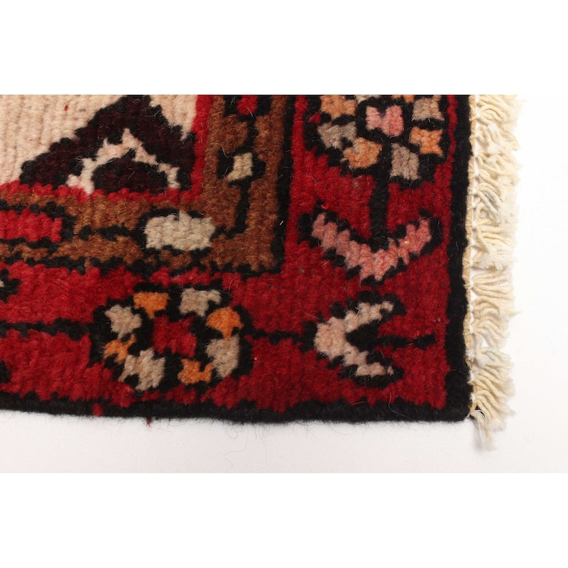 ECARPETGALLERY Hand-knotted Andelz Red Wool Rug - 4'4 x 6'8