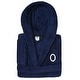 preview thumbnail 18 of 104, Sweet Kids 100% Polyester SUPER PLUSH Double Brushed Hooded Bathrobe with White Bookman Monogram O - Large