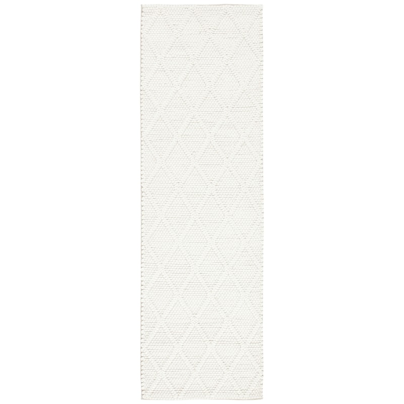 SAFAVIEH Handmade Natura Qiong Wool/ Viscose Trellis Rug